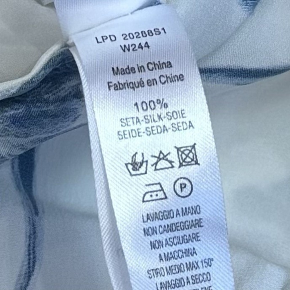 La Perla Floral 100% Silk Pajama Pants Cozy Feminine Dainty Special‎ Occasion L - Picture 12 of 16